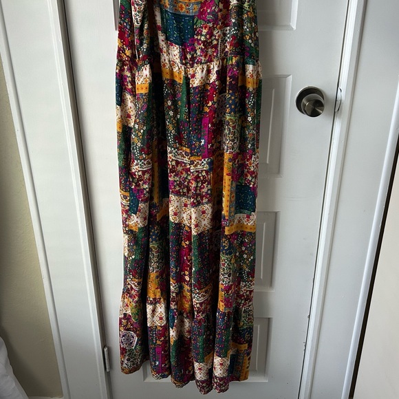 Natural Life Floral Patchwork Jumpsuit - Picture 3 of 8